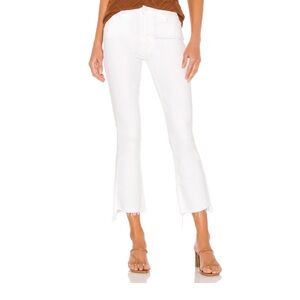 MOTHER White Denim with Copper Accents